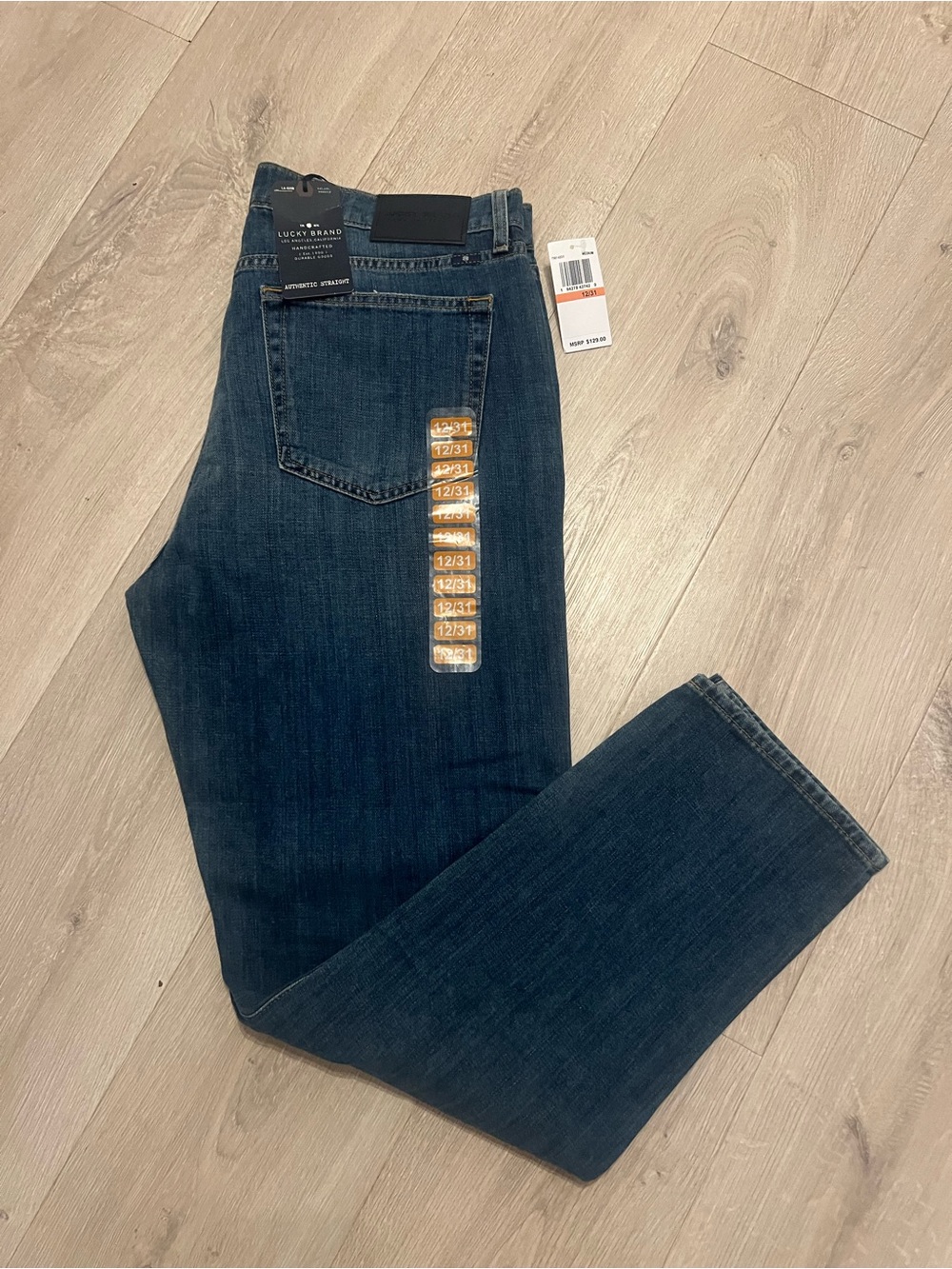 Lucky Brand Women's Dark Indigo Relaxed High Rise Jeans